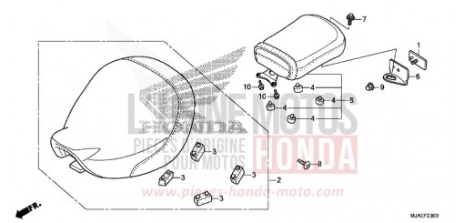 SITZ (VT750CS/C) VT750CSE de 2014